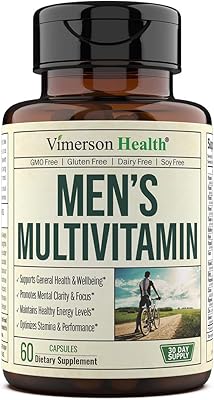 Multivitamin/mineral daily supplement for men - vitamins A C E D B1 B2 B3 B5 B6 B12. Magnesium, biotin, spirulina and zinc. Antioxidant for heart and immune health.. DIAYTAR NIGERIA: Where affordability meets variety, with thousands of products delivered in less than 8 days.