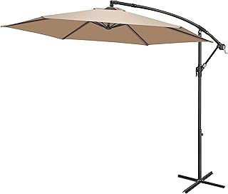 Emmed parasols Frotem with infinite inclination, resistant to discoloration, waterproof, dyed in the mass, transverse bar, for patio, garden, terrace.. Your go-to destination for affordable online shopping, DIAYTAR NIGERIA delivers in under 8 days.