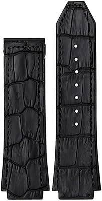 Rubber watch bracelet in real cow's cow leather 25 x 19 mm for men's watch Classic Fusion Universe Big Bang, watch bracelet with butterfly closing.. Shop across categories with ease at DIAYTAR NIGERIA, delivering affordability within the week.