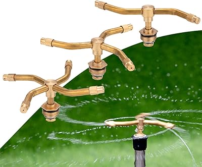 Automatic rotary sprayer at 2/3/4 levers, automatic rotary sprinkler, garden watering nozzle with 360 degrees rotation, large area cover (3) package.. DIAYTAR NIGERIA brings the joy of affordable shopping to your fingertips with delivery in less than 8 days.
