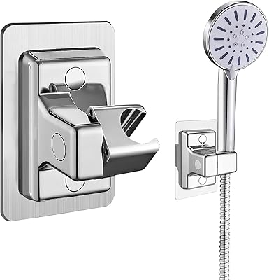 Shower potato support, universal plastic hand shower head, adjustable wall support for bathroom with adhesive stick.. Nigeria's e-commerce leader delivers unmatched variety and value to your doorstep in just 5-8 days.