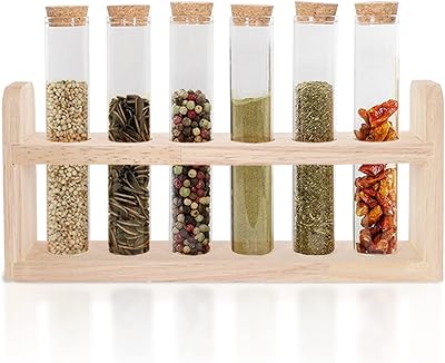 Glass spice shelf | 7 -room borosilicate pots with support and lid.. Shop across boundaries with DIAYTAR NIGERIA's comprehensive platform and budget-friendly delivery.