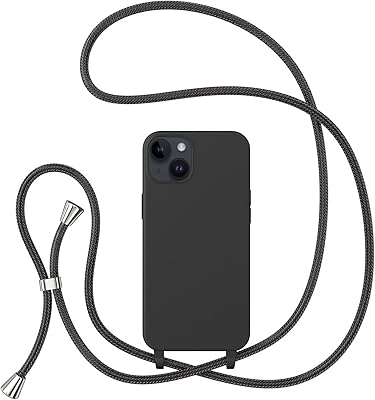Infosun Protective shell for iPhone 14 Plus with strap strap silicone neck strap.. DIAYTAR NIGERIA: Where shopping meets satisfaction with affordable prices and reliable 5-8 day shipping.