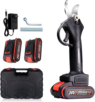 DEEPIKE electrical pruner with rechargeable lithium battery, maximum cutting diameter 30 mm, Power Tree electric prunler for wood pruning (black-2).. DIAYTAR NIGERIA: Your trusted marketplace that combines variety, affordability and reliable shipping.