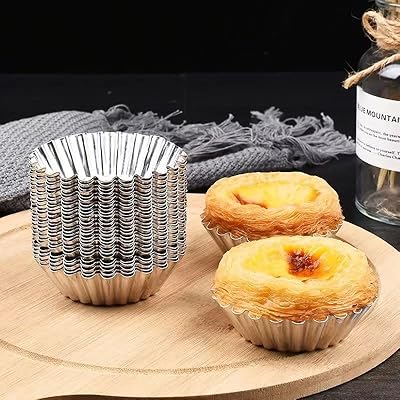 Egg egg tart mold, Uterzaar aluminum, 30 cupcake and lined cookie molds, tin molds in tin tin.. DIAYTAR NIGERIA puts thousands of products at your fingertips with affordable prices and delivery within a week.