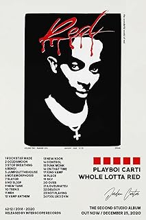 Playboi poster Carti Full album Lotta Red Music Salle Music Salle Hall Mural Art Halls 12 x 18 inches (30 x 45 cm).. The future of online shopping in Nigeria is here — welcome to DIAYTAR.