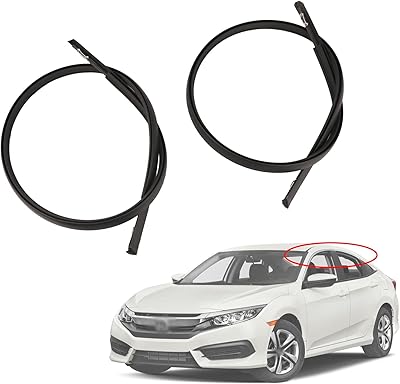 Pair of Magimaker roof drain strips compatible with Honda Civic Insight.. DIAYTAR NIGERIA makes quality accessible with low prices and reliable 5-8 day nationwide delivery.