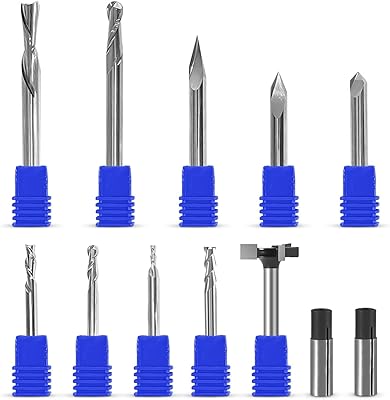 IDC Woodcraft Full Environment of Toupie Essential Tubt tips, 9 top tips with 1/4 thumb stem, 2 reduction pliers, 1 surfacing tip, retail profile of wood sculpture, GRUE engraving in solid carbide | 1/4.. DIAYTAR NIGERIA combines affordability, variety, and convenience with nationwide delivery services.