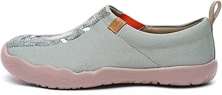 Uin light flat sneakers to put on for women, relaxed walking shoes with artistic print for travel (ocean).. Experience the ease of one-stop shopping with DIAYTAR NIGERIA's diverse catalog and nationwide delivery.
