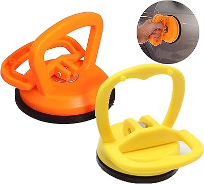 Hugh with a two -part car dentoring tool with a large suction cup to repair car bumps, tiles, glass, mirrors and lift granite objects.. From essentials to electronics, DIAYTAR Nigeria ships your order in no time.
