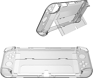 Transparent zingther transparent shell, fine and elegant rigid shell and tempered glass protector for Nintendo Switch OLED.. DIAYTAR NIGERIA brings quality products to every corner of Nigeria at prices everyone can afford.