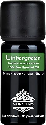 Winter green essential oil - Aroma Tierra - 100% pure & natural - 10 ml.. Need something fast? Order it now from DIAYTAR Nigeria.