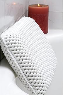 The White Shop spa foam bath pillow | aspiration base | Bathtub | Head and neck support | Relaxing pillow | white.. DIAYTAR NIGERIA: Your trusted marketplace that combines variety, affordability and reliable shipping.