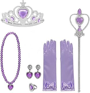 Skido Princess Fashion accessories Ensemble of jewelry gloves for girls fairy corner crown and baguette.. DIAYTAR NIGERIA connects Nigerians with quality products at affordable prices, delivered in 5-8 days nationwide.