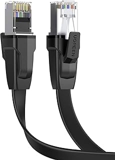 Ethernet cable Ugreen Cat 8 1 meter Cat 8 Plat 40 Gbps 2000 MHz LAN RJ45 Compatible armored Wire With Xbox One PS5 PS4 Switch Router MoDem TV BOX RASPBER PATCH BOARD BOARD BOARD BOARD BOARD.. DIAYTAR NIGERIA brings the market to your fingertips with affordable prices and swift delivery services.