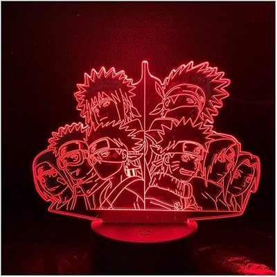 Anime Sasuke Sword 3D LED night light Naruto USB Touch sensor Bedroom.. DIAYTAR NIGERIA delivers what matters - quality, affordability, and prompt nationwide shipping.