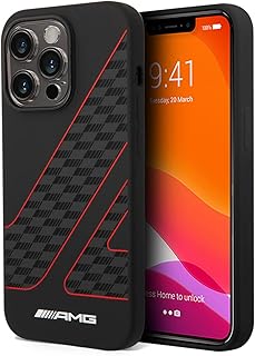CG Mobile. AMG liquid silicone shell - Anti -drop/elegant/thin checkerboard flag pattern/full/full protection/complete protection, compatible with iphone 14 pro 6.1 inch (black/red).. Find quality and variety without breaking the bank — only on DIAYTAR Nigeria.