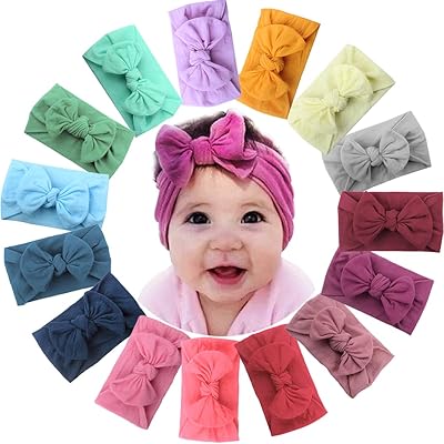 Alinmo 15 Pieces Nylon Bang For Newborn Big Nylon Hair Ties for Newborn Girls Infants Children.. DIAYTAR NIGERIA: Making online shopping accessible with affordable prices and nationwide delivery service.