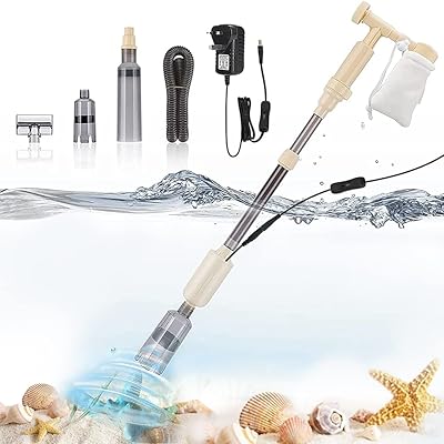 Aquarium gravel cleaner, 5 -in -1 aquarium vacuum cleaner, electric siphon filter kit with adjustable water flow controller to change the water and wash the sand... Shop with purpose at DIAYTAR NIGERIA and discover a world of products at budget-friendly prices.