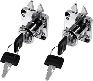 Required sliding cabinet door lock, cabinet drawer lock, desk furniture, workbook, display lock with 4 keys for glass doors 5.5-9.5 mm (keys both).. Discover the convenience of DIAYTAR NIGERIA's vast e-commerce platform with delivery in just 5-8 days.