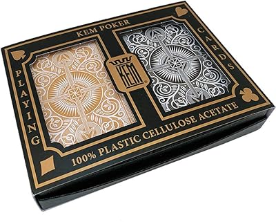 Kim's Arrow size playing cards: game of 2 black and gold cards, Large index jumbo.. Experience the DIAYTAR difference with our vast product selection and delivery within 5-8 days.