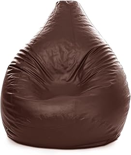 Pouf Plastic pear PVC Lux Decora with padding, size 90 x 80 x 80 cm (brown).. Shop across categories at DIAYTAR NIGERIA with the confidence of prompt and budget-friendly delivery.