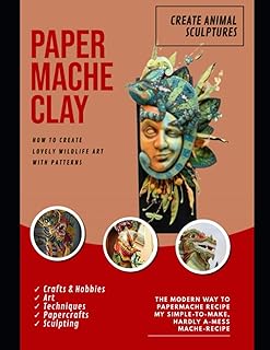 Papier mache clay how to create pretty wild animals sculptures with modern recipe patterns My simple to make recipe, barely a mess.. Shop confidently with Nigeria's most trusted e-commerce platform, offering swift and affordable delivery.