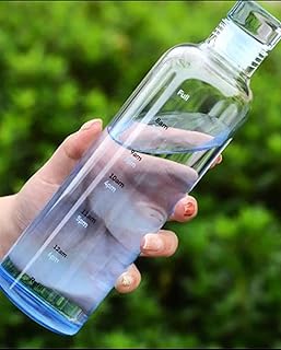 Glass water bottle (sky blue) for outdoor sports drinks.. DIAYTAR NIGERIA: Redefining e-commerce with affordable prices and reliable nationwide shipping.
