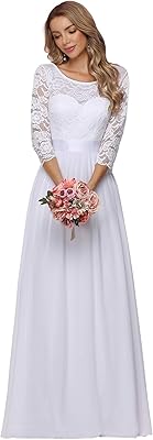 Elegant bridesmaid dresses with sleeves 3 4 and Empire size.. DIAYTAR NIGERIA transforms online retail with unbeatable prices and consistent delivery timeframes.