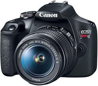 Camera Digital Reflex Camera Eos Rebel T7 18-55 mm F/3.5-5.6-Black.. DIAYTAR NIGERIA: Your affordable gateway to thousands of products delivered within a week.