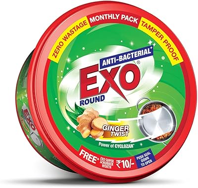 Exo Cyclosan dish board - round, 500 g box with cleaning brush offered.. Experience shopping without compromise at DIAYTAR NIGERIA, with vast selection and quick delivery.