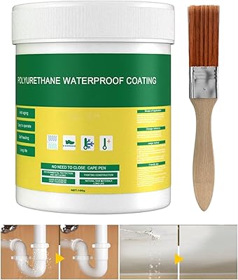 Waterstopper glue with brush, new transparent and invisible waterproof and anti-sustainable adhesive, ceramic adhesive stone marble for exterior wall, ceiling, bathroom, wc, 100g tiles.. Nigeria's favorite online shopping platform, DIAYTAR offers unbeatable prices and delivery within a week.