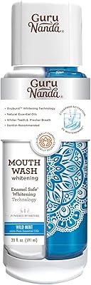 Whitening oxyburst gurunanda dual barllal barrier - without alcohol or fluoride, made with 100 % natural essential oils - help with bad breath, promotes the bleaching of healthy teeth and gums - wild mint (20 oz).. Shop with ease at DIAYTAR NIGERIA and enjoy our extensive product range delivered at affordable rates.