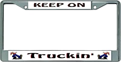 Keep on truckin 'chrome license plate.. Shop confidently with Nigeria's most trusted e-commerce platform, offering swift and affordable delivery.