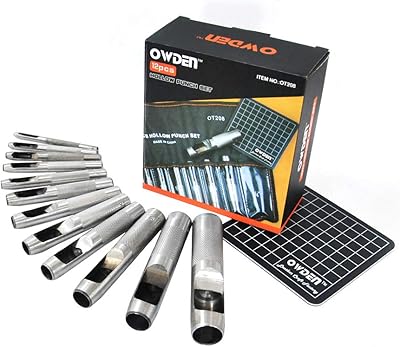 Set of 12 hollow leather peaks Odin with cutting carpet.. DIAYTAR NIGERIA brings online shopping to every Nigerian with affordable prices and reliable shipping.