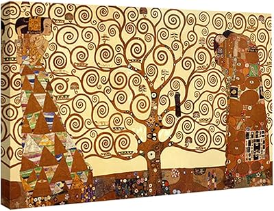 Impressions on Giclé de Vie de Vie de Gustav Klimt, Images of Mural Art for Home Decoration.. DIAYTAR NIGERIA connects you with thousands of products at competitive prices, delivered within a week.