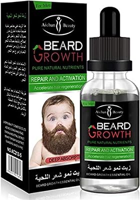 Oil stimulating the growth of caffeine beard for facial hair growth | nourishes healthy growth | Perfume -free beard oil.. Need something fast? Order it now from DIAYTAR Nigeria.