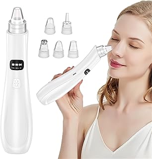 Arabic black dots vacuum cleaner for pores, rechargeable by USB, tool for extraction of facial pores and acne with 5 suction heads, buttons elimination kit for all skin types.. DIAYTAR NIGERIA brings retail convenience to your screen with affordable prices and dependable shipping.
