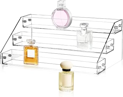 Hoowater perfume organizer, 12 -inch perfume support, durable acrylic display for character support, improved acrylic perfume support, acrylic elevators for decoration and organization (1).. DIAYTAR NIGERIA: Creating access to affordable products for every Nigerian with our swift delivery service.