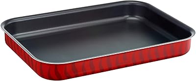TEFAL FOL FOR SPECIALIST - 31 x 45 cm, non -stick coating, aluminum for heat distribution, easy to clean, red, made in France J5715082.. Your one-click solution to affordable shopping, DIAYTAR NIGERIA delivers quality products nationwide.
