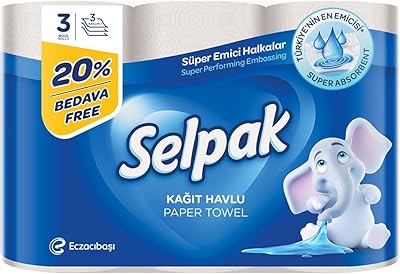 Super absorbent wipers sealpak - 3 -roll packages (3x3 thicknesses).. DIAYTAR NIGERIA: Simplifying access to thousands of products with affordable nationwide shipping.