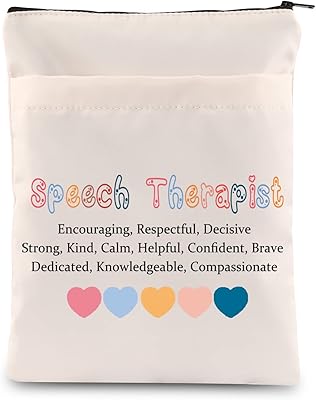 Cover of speech therapy and speech therapy thanks to thank you protection bag for speech therapy book gifts for teachers.. DIAYTAR NIGERIA: Your affordable gateway to thousands of products delivered within a week.