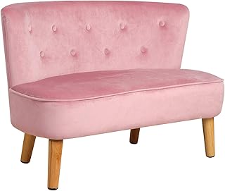 Children's sofa for two padded children with Velvet fabric.. DIAYTAR NIGERIA delivers satisfaction with every purchase through our affordable and reliable service.