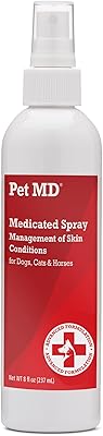 PET MD - Antiseptic and antifungal drug spray for dogs, cats and horses with chlorhexidine, ketoconazole, essential fatty acids, aloe and vitamin e - 8 oz.. Elevate your shopping experience with DIAYTAR NIGERIA's vast catalog and budget-friendly options.