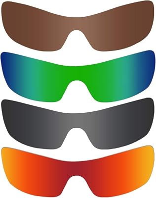 Fiskr polarized replacement lenses for Oakley Bat Wolf sunglasses, pack of 4 pairs.. Experience the joy of discovery with DIAYTAR NIGERIA's vast catalog and nationwide affordable delivery.