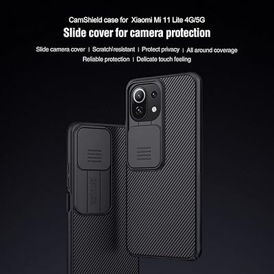 Nillkin Camshield shell for Xiaomi Mi 11 Lite (Mi 11 Lite).. DIAYTAR NIGERIA promises affordability and variety with every purchase, delivered in 5-8 days.