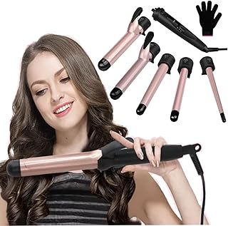 Set of bining rooms Flatto 5 in 1 hair, set of automatic magic curling iron, bie rugout with ceramic body.. DIAYTAR NIGERIA: Where every shopping need is met with affordable prices and timely delivery.