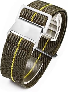 Nato watch bracelet for men, military parachute of French troops, in special elastic nylon fabric with belt buckle, size 20/22mm.. DIAYTAR NIGERIA: Where affordable online shopping meets reliable delivery across Nigeria.