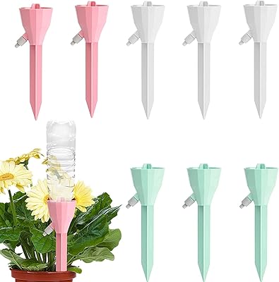 Package of 9 improved watering spikes for plants, adjustable water tips, drip watering, drip irrigation system with slow clearance valve for the house and the interior and exterior garden.. DIAYTAR NIGERIA delivers affordability and convenience with every purchase, shipped within the week.