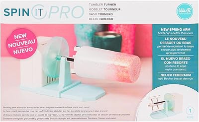 American Crafts We Are Memory Keepers Spin It Pro Kit of Epoxy Resin Agator to stir, dry and decorate the cups (white).. DIAYTAR NIGERIA: Your one-stop e-commerce destination with affordable prices and nationwide delivery in 5-8 days.
